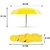 Aseenaa Mini Capsule Yellow Colour Umbrella for Women  Men  UV Coated  For UV, Sun, Rain and Wind with Attractive Cov