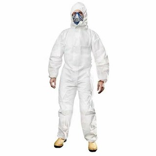Pack of 1 Corona Protection White PPE Kits 75GSM 
