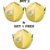 BUY 2 GET 1FREE Venus V-410  Reusable N95 and 2.5 Activated carbon filters Anti Pollution Mask Yellow Respirator