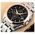 Teesort Stainless steel and copper date watch
