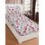 Shakrin 160 Tc Polycotton Single 3D Printed Bedsheet (Pack Of 1, White)