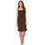 You Forever Satin Nighty  Night Gowns - Brown