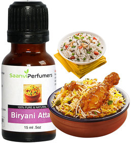 Saanvi Perfumers Biryani Attar 15ml For Use Veg Non Veg Biryani And Pulao