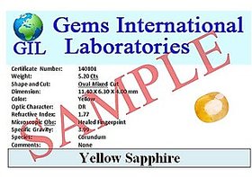 Zems yellow Pukhraj Stone Original Certified 8.00 Ratti to 9.00 Ratti Precious Yell ....