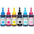 Splashjet Refill Ink for Epson L800, L805, L810, L850, L1800 Printer (C,M,Y,K,Lc,Lm)
