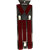 Arado Maroon Solids Polyster Suspenders For Men