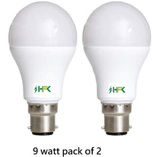 9 Watt HQ Pack of 2 Led Bulb (6 months warranty),