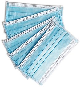 Nose mask 2 ply disposable mouth masks 5 pcs anti pollution dust mask