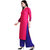 Saadhvi Pink Rayon Embroidered Stitched Kurta With Palazzo