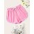 Vivient Pink Plain Cotton Blend Short For Women