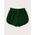 Vivient Women Green Plain Cotton Blend Short