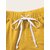 Vivient Women Mustard Solid Hosiery Short
