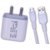 Digital Tree Dual Port USB Fast Charger Adapter with 3.4 Amp Power Supply for All Android and IOS Devices