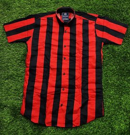 Stylish Cotton Striped Casual Shirt For Men.