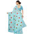 Eka Lifestyle Women's Mysore Silk Blue Printed Saree