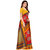 Eka Lifestyle Women's Mysore Silk Red Printed Saree