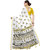 Eka Lifestyle Women's Linen Yellow Printed Saree