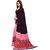 Eka Lifestyle Women's Georgette Pink Printed Saree