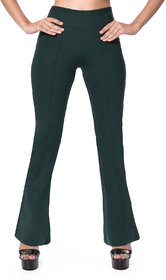 Bell Bottom Pant Dark Green
