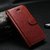GADGETWORLD Luxury Premium Vintage Look Flip Cover for Redmi 2 Prime (Brown Pure Leather)