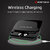 Raptech BE36 Bluetooth 5.0 Touch Control Auto Pairing Charging Box TWS Wireless Mini Earbuds for Smartphones Black
