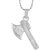 MissMister Silver plated Axe (Kulhadi) Fashion pendant Men Macho stylish
