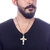 MissMister Brass Gold and Silver plated Heavy Cross Crucifix Pendant Christian catholic Men Women