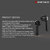 Raptech BE36 Bluetooth 5.0 Touch Control Auto Pairing Charging Box TWS Wireless Mini Earbuds for Smartphones Black