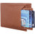 JSN Pure Leather Wallet/Purse Men Genuine Leather Wallet/Pure for Gents Stylish Leather Tri-Fold Wallet/Purse for ManTan