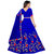 Saadhvi Blue Dupion Silk Embroidered Lehenga Choli