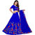 Saadhvi Blue Dupion Silk Embroidered Lehenga Choli