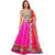 Saadhvi Pink Silk Embroidered Lehenga Choli