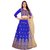 Saadhvi Blue Silk Embroidered Lehenga Choli