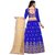 Saadhvi Blue Silk Embroidered Lehenga Choli