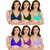 Daily Wear Hosiery Non-Padded Bra (Pack of 6)