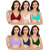Daily Wear Hosiery Non-Padded Bra (Pack of 6)