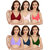 Daily Wear Hosiery Non-Padded Bra (Pack of 6)