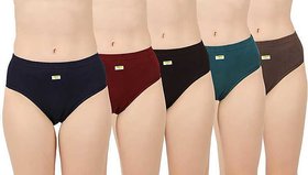 Amul Priya Panty Cotton Hipsters - Pack of 5