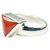 triangle moonga ring natural  original moonga silver ring for unisex by CEYLONMINE