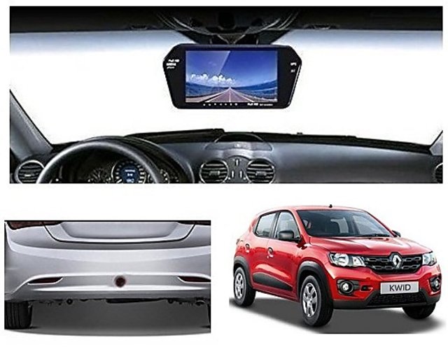 Buy After Cars 7 Inch Full HD Bluetooth Back Mirror Monitor Screen with ...