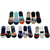 VOICI France Mens Cotton Multicolored Loafer No show Socks Free Size Pack of 15