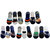 VOICI France Mens Cotton Multicolored Loafer No show Socks Free Size Pack of 15