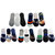 VOICI France Mens Cotton Multicolored Loafer No show Socks Free Size Pack of 15
