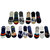 VOICI France Mens Cotton Multicolored Loafer No show Socks Free Size Pack of 15