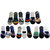 VOICI France Mens Cotton Multicolored Loafer No show Socks Free Size Pack of 15