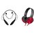 HBS 730 bluetooth headset and XB450 Wired Headset Neckband bluetooth headset  Stereo Music Earphone Bluetooth Headset with Mic.