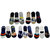 VOICI France Mens Cotton Multicolored Loafer No show Socks Free Size Pack of 15