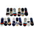 VOICI France Mens Cotton Multicolored Loafer No show Socks Free Size Pack of 15