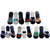 VOICI France Mens Cotton Multicolored Loafer No show Socks Free Size Pack of 15