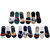 VOICI France Mens Cotton Multicolored Loafer No show Socks Free Size Pack of 15